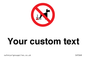 IV7268: Custom Prohibition No dog fouling