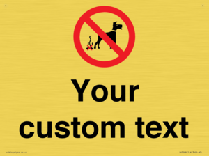 IV7268: Custom Prohibition No dog fouling