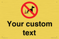 IV7268: Custom Prohibition No dog fouling