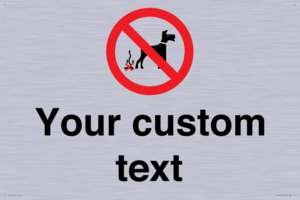 IV7268: Custom Prohibition No dog fouling