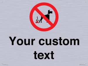 IV7268: Custom Prohibition No dog fouling