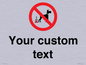 IV7268: Custom Prohibition No dog fouling