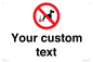 IV7268: Custom Prohibition No dog fouling