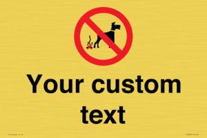 IV7268: Custom Prohibition No dog fouling