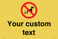 IV7268: Custom Prohibition No dog fouling