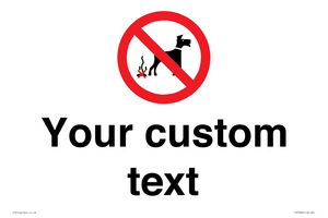 IV7268: Custom Prohibition No dog fouling