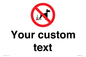 IV7268: Custom Prohibition No dog fouling