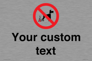 IV7268: Custom Prohibition No dog fouling