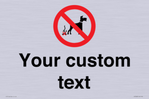 IV7268: Custom Prohibition No dog fouling