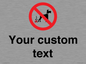 IV7268: Custom Prohibition No dog fouling