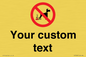 IV7268: Custom Prohibition No dog fouling