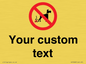 IV7268: Custom Prohibition No dog fouling