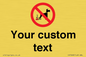IV7268: Custom Prohibition No dog fouling