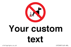 IV7268: Custom Prohibition No dog fouling