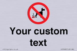 IV7268: Custom Prohibition No dog fouling