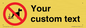 IV7268: Custom Prohibition No dog fouling