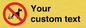 IV7268: Custom Prohibition No dog fouling