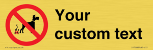 IV7268: Custom Prohibition No dog fouling