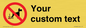 IV7268: Custom Prohibition No dog fouling