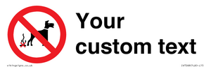 IV7268: Custom Prohibition No dog fouling