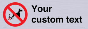 IV7268: Custom Prohibition No dog fouling