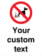 IV7268: Custom Prohibition No dog fouling