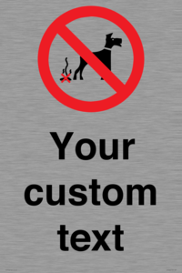 IV7268: Custom Prohibition No dog fouling