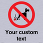 IV7268: Custom Prohibition No dog fouling