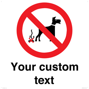 IV7268: Custom Prohibition No dog fouling