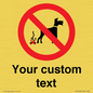 IV7268: Custom Prohibition No dog fouling