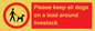 IV7277: Please keep all dogs on a lead around livestock