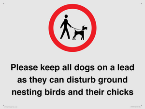 IV7279: Please keep all dogs on a lead as they can disturb ground nesting birds and their chicks