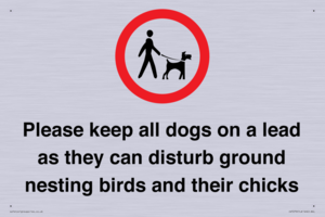 IV7279: Please keep all dogs on a lead as they can disturb ground nesting birds and their chicks