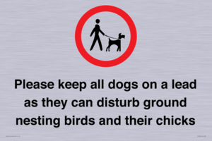 IV7279: Please keep all dogs on a lead as they can disturb ground nesting birds and their chicks