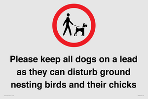 IV7279: Please keep all dogs on a lead as they can disturb ground nesting birds and their chicks