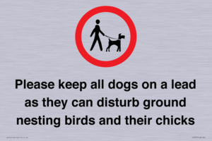 IV7279: Please keep all dogs on a lead as they can disturb ground nesting birds and their chicks