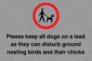 IV7279: Please keep all dogs on a lead as they can disturb ground nesting birds and their chicks