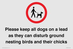 IV7279: Please keep all dogs on a lead as they can disturb ground nesting birds and their chicks