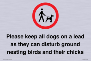 IV7279: Please keep all dogs on a lead as they can disturb ground nesting birds and their chicks