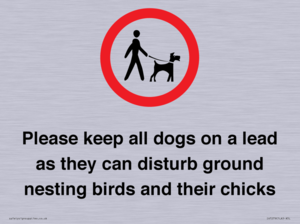 IV7279: Please keep all dogs on a lead as they can disturb ground nesting birds and their chicks