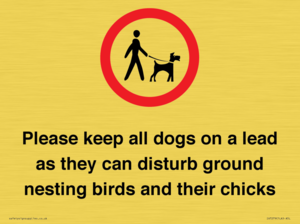 IV7279: Please keep all dogs on a lead as they can disturb ground nesting birds and their chicks