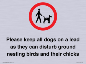 IV7279: Please keep all dogs on a lead as they can disturb ground nesting birds and their chicks