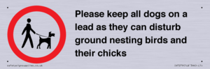 IV7279: Please keep all dogs on a lead as they can disturb ground nesting birds and their chicks
