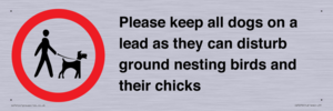IV7279: Please keep all dogs on a lead as they can disturb ground nesting birds and their chicks