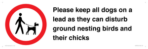 IV7279: Please keep all dogs on a lead as they can disturb ground nesting birds and their chicks