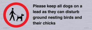 IV7279: Please keep all dogs on a lead as they can disturb ground nesting birds and their chicks