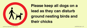 IV7279: Please keep all dogs on a lead as they can disturb ground nesting birds and their chicks
