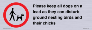 IV7279: Please keep all dogs on a lead as they can disturb ground nesting birds and their chicks