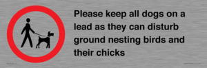 IV7279: Please keep all dogs on a lead as they can disturb ground nesting birds and their chicks