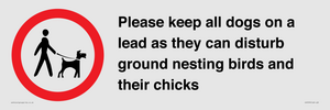 IV7279: Please keep all dogs on a lead as they can disturb ground nesting birds and their chicks
